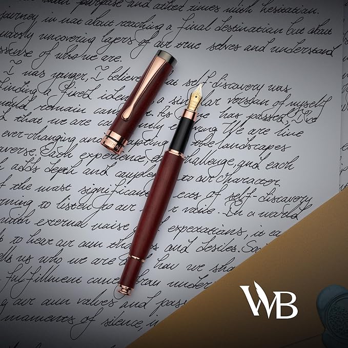 Wordsworth & Black Fountain Pen Gift Set, Includes Ink Bottle, 6 Ink Cartridges - Image 5