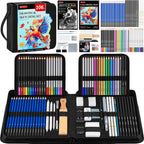 drawing set sketching kit, pro art supplies sketch, main product view