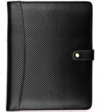 LEATHER VILLAGE Portfolio Professional Organizer – Carbon Fiber Genuine Leather by LeatherVillage