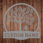 Personalized Valentines Metal Wall Sign, Custom Infinity Heart Love Couple Name - Image 7