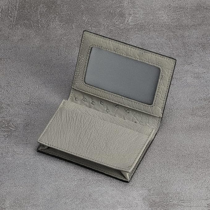 Leather Business Card Case Holder - Image 7