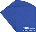 100 Sheets Navy Blue Cardstock by UnclePaul