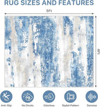 Office Chair Mat for Hardwood Tile Floor, Abstract 48"X 60" Desk Mats for - Image 9