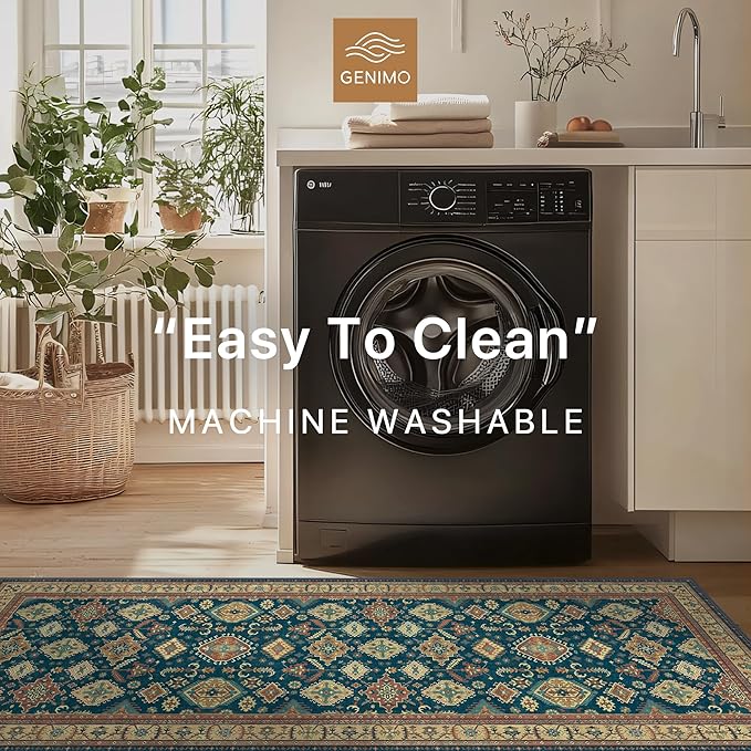GENIMO Machine Washable 8x10 Area Rugs - Image 7