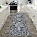 GENIMO 2x10 Runner Rugs for Hallway, Machine Washable Non Slip Vintage Rugs - Image 8