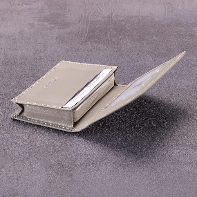 Leather Business Card Case Holder - Image 4