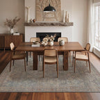 GENIMO 8x10 Area Rugs for Living Room, Machine Washable Non Slip Vintage Rugs - Image 3