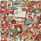 400+ Christmas Waterproof Vinyl Sticker Book, Cute Christmas Aesthetic Stickers for Kids, Funny Stickers for Adults, Holiday Planner Stickers for Journaling, Scrapbooking, Santa Snowman Reindeer Gifts