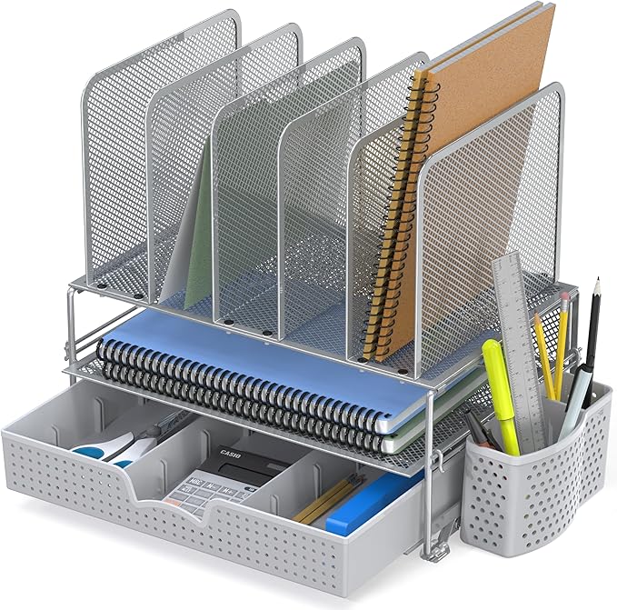 Simple Houseware Mesh Desk Organizer - Image 5