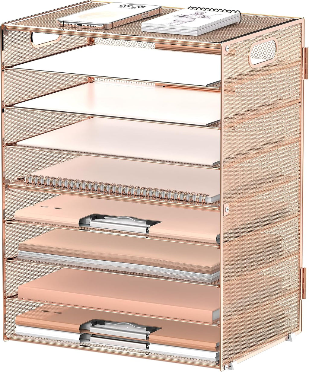 DALTACK 9-Tier Paper Letter Tray Desk Organizer