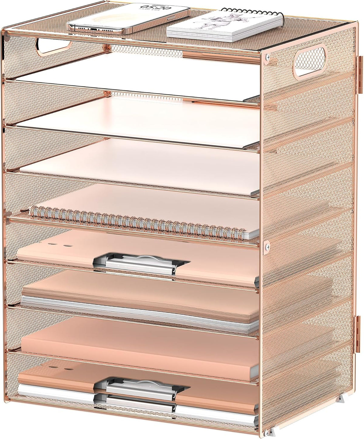 DALTACK 9-Tier Paper Letter Tray Desk Organizer
