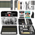 kalour 72-pack sketch drawing pencils kit with sketchbook, main product view