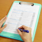 Think2Master Teal Plastic Storage Clipboard. | 25% Heavier & Sturdier| Heavy - Image 6