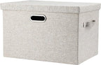 Graciadeco Large 17 36 Quart Collapsible Stackable Storage Bins by GraciadecoStorage