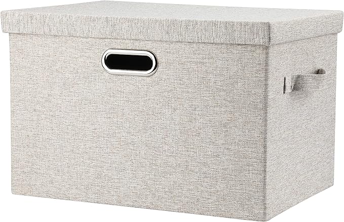 Graciadeco Large 17 36 Quart Collapsible Stackable Storage Bins by GraciadecoStorage