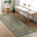 GENIMO Runner Rug 2x5 Non Slip Machine Washable Vintage Hallway Runner Rugs - Image 2