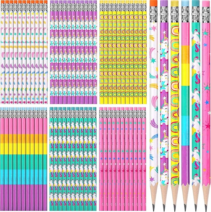 TecUnite 120 Pcs Scented HB Pencils by TecUnite