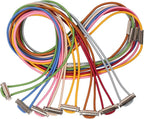 Garbage Can Bands Trash Can Bands Set of 8, Adjustable Large Trash Can Rubber by Hsnohsn