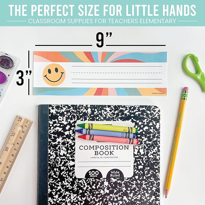 Desk Name Tags for Classroom -25 Student Name Plates for Classroom Kindergarten - Image 5