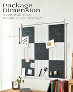 Felt Bulletin Board Wall Tiles, Modular Acoustic Panels - Image 5