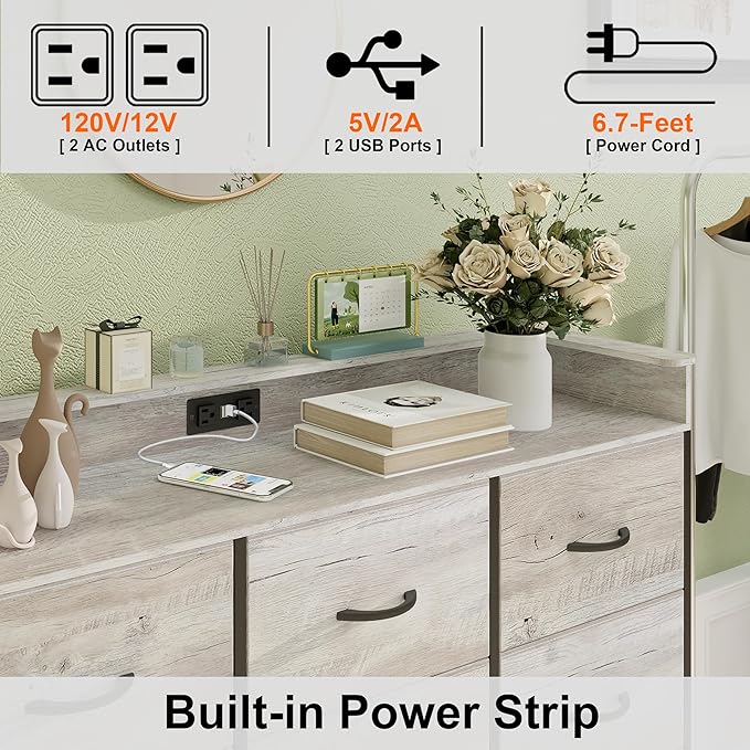 Welfuturer Dresser for Bedroom - Image 5