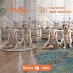 GENIMO Washable Area Rugs for Living Room, 10x14 Vintage Non Slip Rugs - Image 3