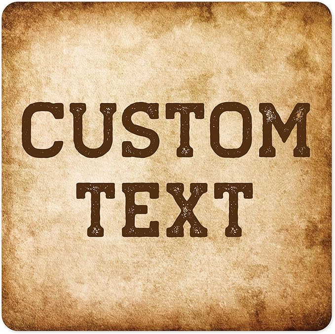 Custom Sign, Custom Street Sign, 11 Font Colors, 13 Font Styles, 4 Hole Options by MySignCenter