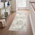 GENIMO 2x5 Runner Rugs for Hallway, Machine Washable Non Slip Vintage Rugs by GENIMO