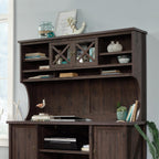 Sauder Costa Large Hutch, Coffee Oak finish