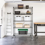 Seville Classics UltraDurable Heavy Duty NSF Solid Steel Wire Rack Storage Unit - Image 4