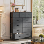 WLIVE Tall Dresser for Bedroom, Fabric Dressers Storage Tower, Dresser & Chest - Image 2