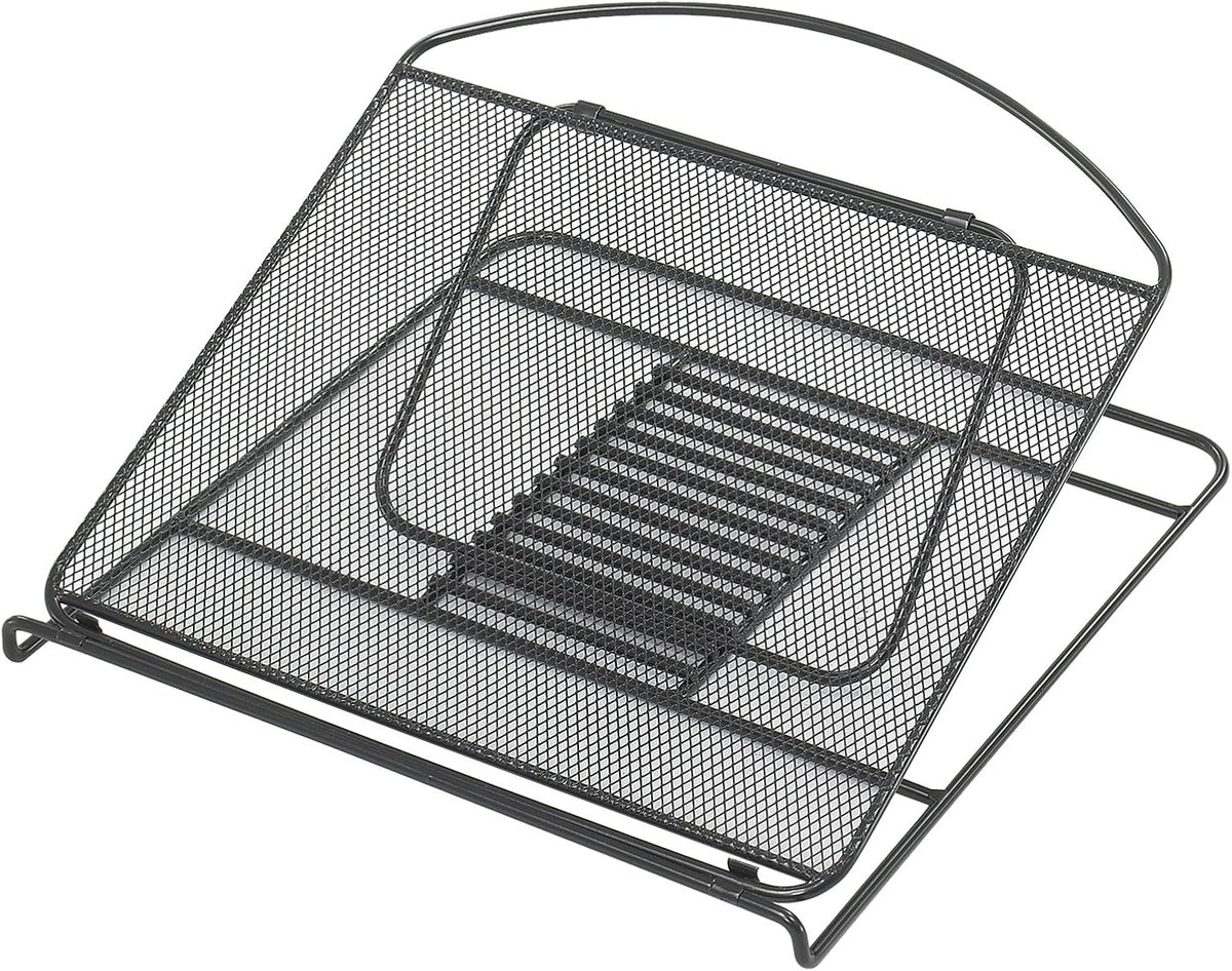 Safco 2161BL Onyx Mesh Adjustable Ventilated Tabletop Laptop Stand, Ergonomic...