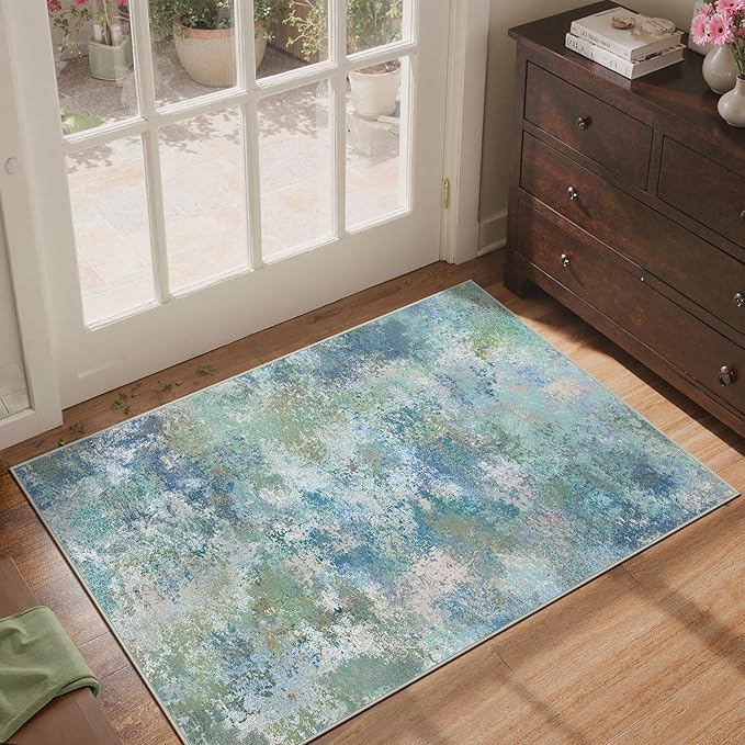 GENIMO 2x3 Rugs for Entryway Entrance, Modern Lightweight Rug Ultra Soft Indoor - Image 4