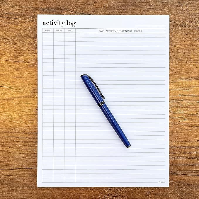 Activity Log Notepad 11x8, 5 - Image 6