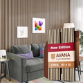 Avana Modern Acoustic Wood Wall Panels – 47.2 X 12.6 Inch White Oak Acoustic