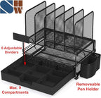 SIMPLE HOUSEWARE Mesh Desk Organizer - Image 3