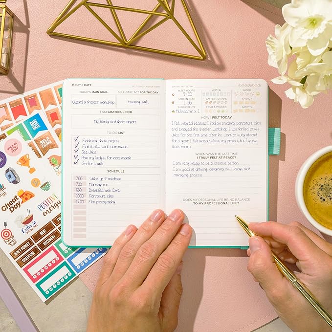 Clever Fox Self-Care Journal Pocket – Daily Reflection Notebook – Mental Health - Image 6