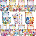 TaoBary 160 Pcs Stationery Paper Set 50 Double Sided Stationery Papers by TaoBary