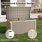 EasyUp 320 Gallon Deck Boxes Waterproof, Outdoor Large Storage Boxes - Image 4