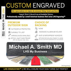 Custom Name Plate with Choice of Mounting - Image 2
