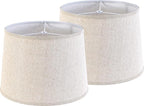 Drum Lamp Shades Larges, Modern Farmhouse Lampshades Beige by GOSO