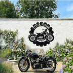 Custom Dirt Bike Metal Signs Personalized Motorcycle Name Sign Custom Garage - Image 5
