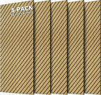 Art Acoustic Panels for Wall, 5 Pack Sound Absorbing Panels, 47.2” x 23.6” by AUTORIFIC