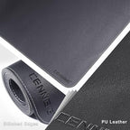 CENNBIE Leather Desk Mat Protector, 51.2" x 16" Extra Large Leather Office Desk - Image 3