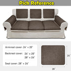 Couch Arm Covers, Waterproof Armrest Cover - Image 6