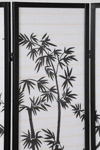 Roundhill Furniture 3-Panel Oriental Shoji Room Divider Screen - Image 3