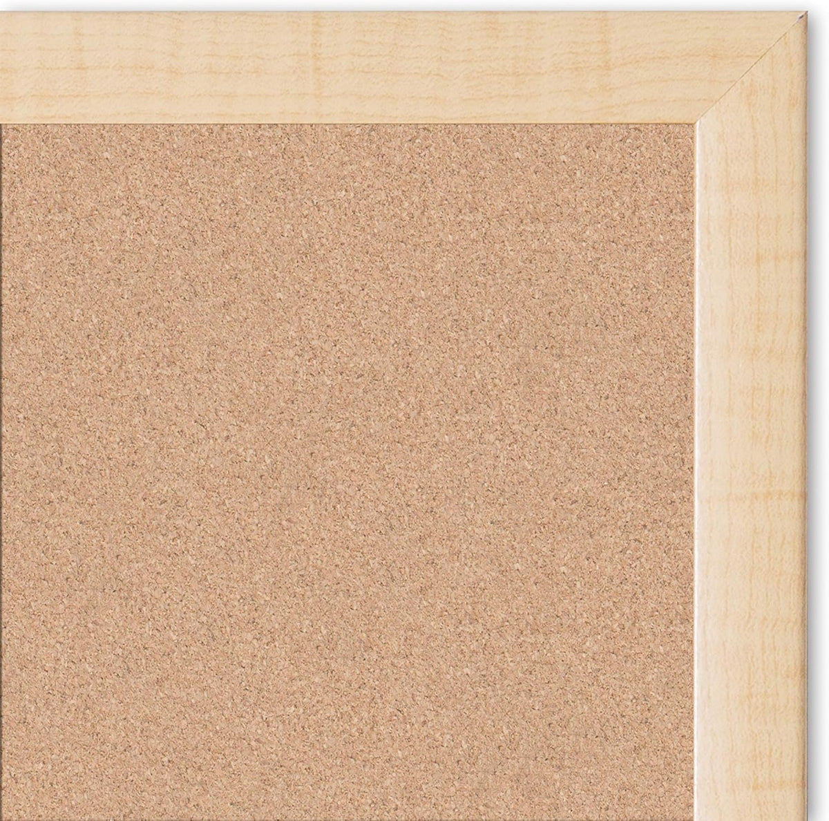 U Brands Cork Board, Birch Bulletin Board for Office Wall, 72" x 48"