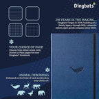 Dingbats* - Wildlife Squared Extra Large A4 Notebook - PU Leather Hardcover - Image 2