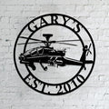 Personalized Metal Airplane Wall Art, Airplane Name Sign, Customized Pilot Name by Unknown
