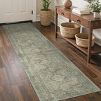 GENIMO Runner Rug 2x12 Non Slip Machine Washable Hallway Runner Rug, Low Pile by GENIMO